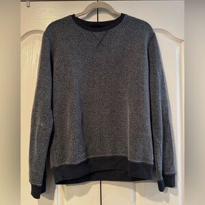 Marine Layer Navy Blue Inside Out Crewneck Sweatshirt - Size M